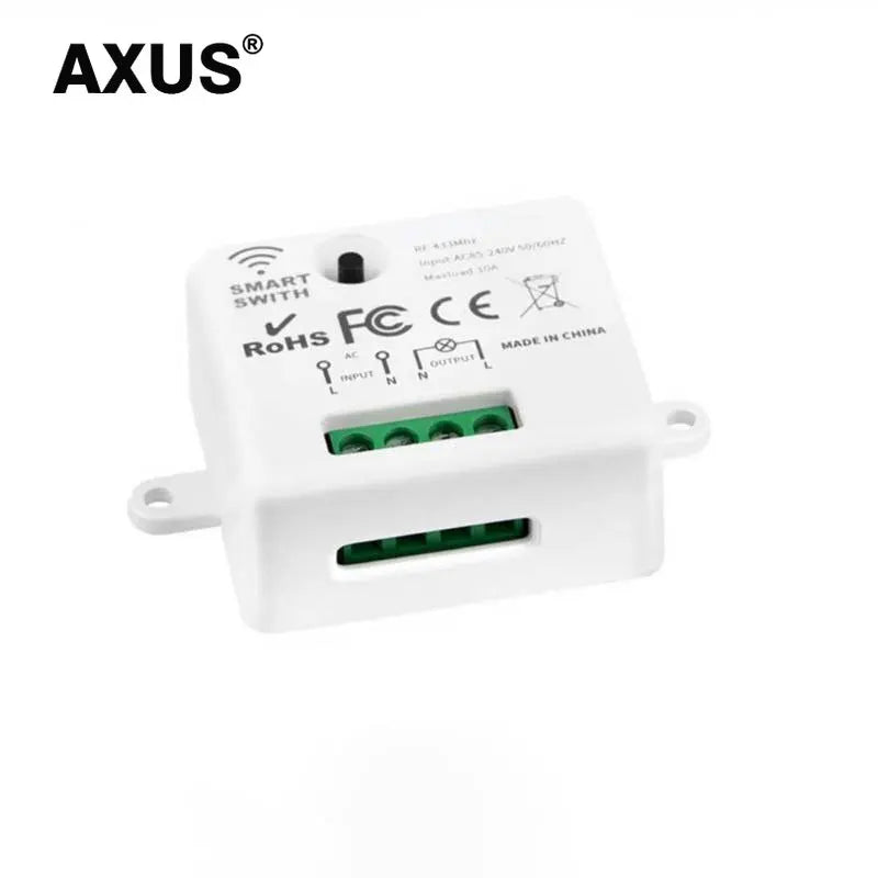 86 Wireless Smart RF 433Mhz 100-220V Wall Panel with Remote Control Mini Relay Receiver Home Led Light Lamp Switch