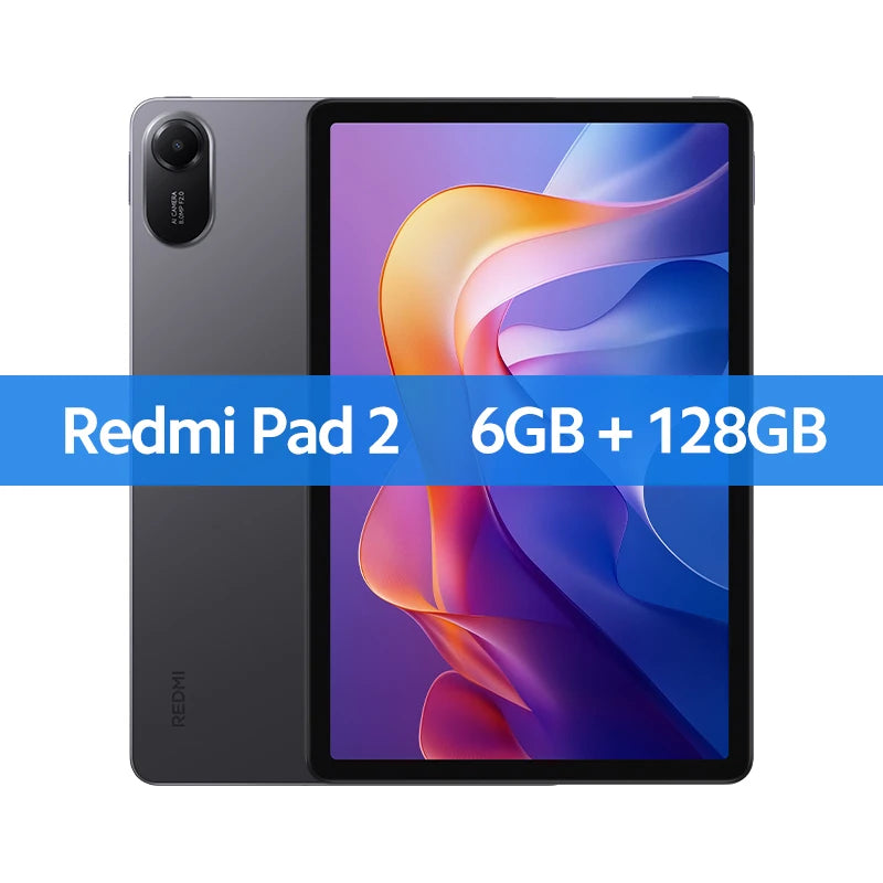 Global Version Xiaomi Redmi Pad 2 Advanced Helio G100-Ultra 11' 2.5K Crystal-Clear Display 9000mAh Battery 18W Fast Charging