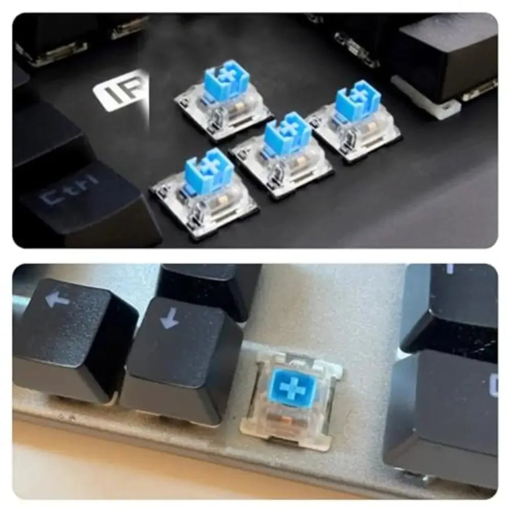 50Pcs 3-Pin Tactile Keyboard Switches – Clicky Key Replacement for Mechanical Keyboards & Electrical Devices