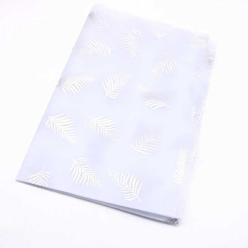 10 Sheets/lot 50*70 Cm Gift Wrapping Paper DIY Handmade Craft Star Love Dot Pattern Tissue Paper  Floral Packaging Material