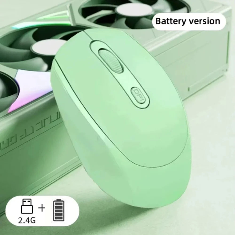Ergonomic Wireless Mouse, Bluetooth-compatible with 2.4GHz Dual Mode Computer Mouse, with USB receiver, For Laptop PC Notebook
