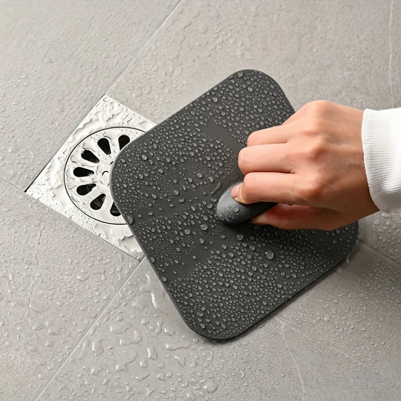Bathroom Floor Drain Deodorant Pad Anti Odor Sewer Water Stopper Cover Toilet Anti Smell Drain Seal Mat Household Supplies