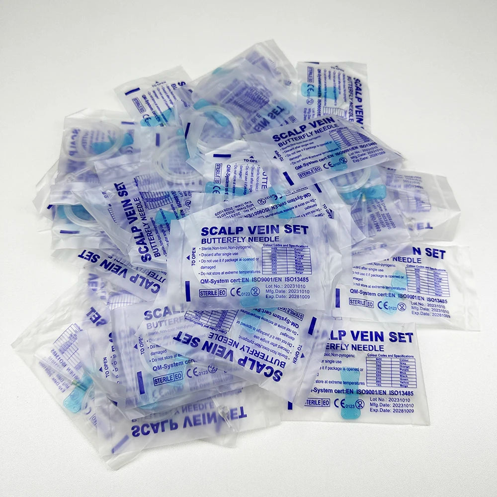 100PCS/Disposable Animal Straight Mouth Butterfly Infusion Needle Double Wing Infusion Needle Pet Care Room
