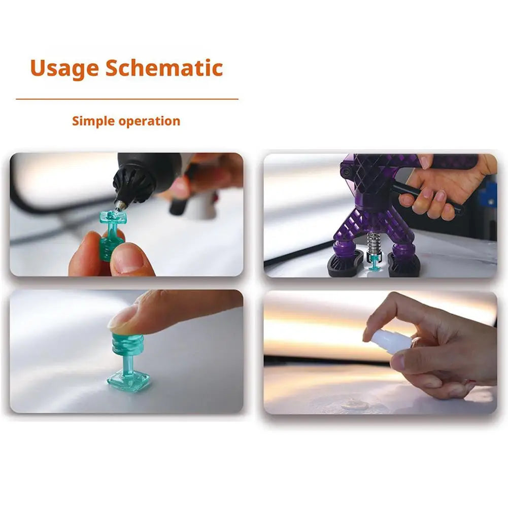 Car Dent Repair Tools -  Auto Metal Dent Restoration Gaskets Paintless Dent Repair Shaping Tools Car Body Repair Tools