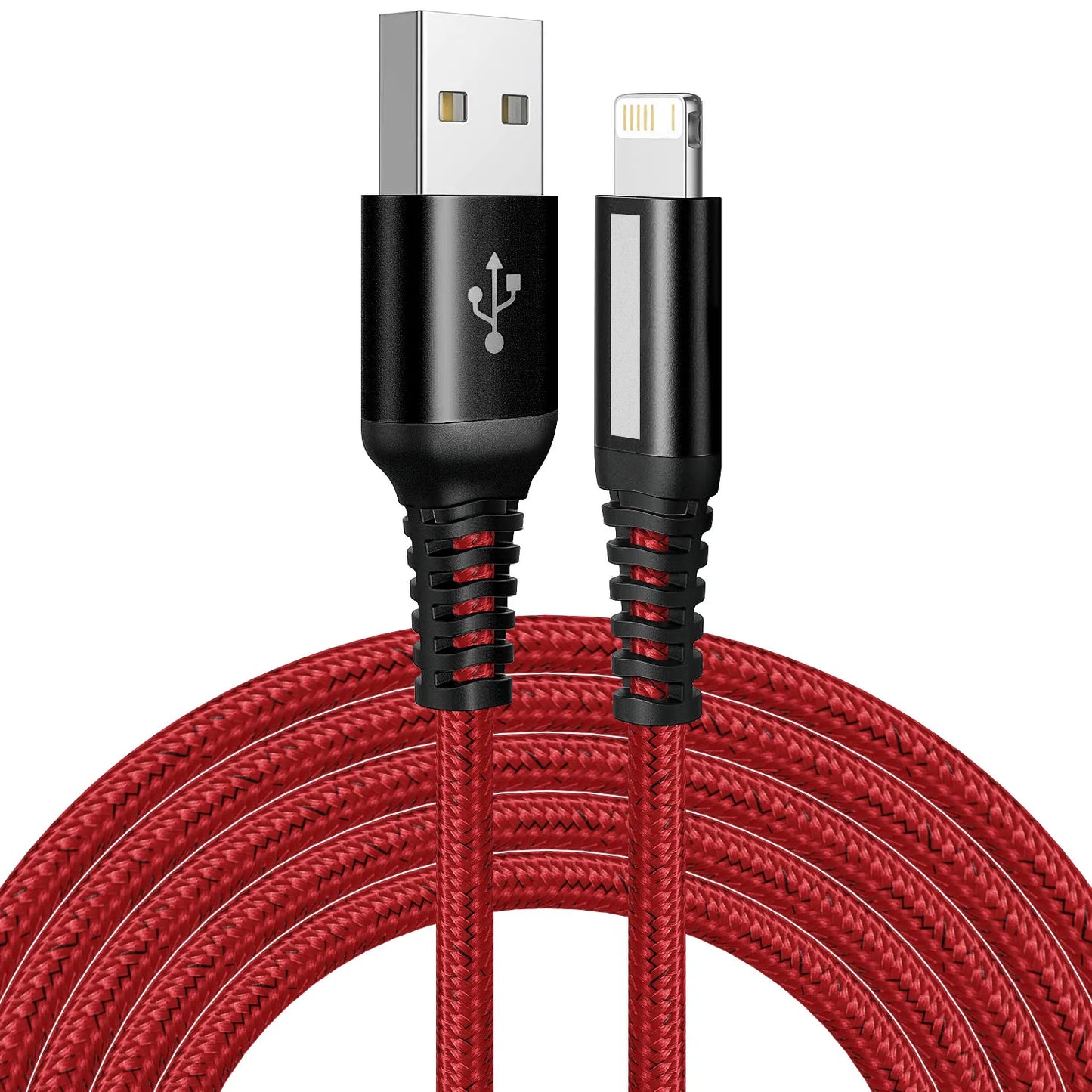 3A USB Cable For iPhone 13 12 11 14 Pro Max XR X XS Max 7 8 Plus iPad iPhone Charger Fast Charging Cord Data Charger Wire 1m2m3m
