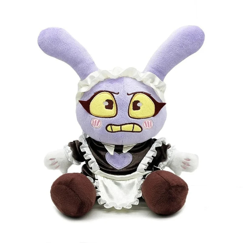 25CM Amazing Digital Doll Circus Maid Jax Plush Magical Rabbit Clown Cartoon Periphery Suitable Fans Home Collection Decoration