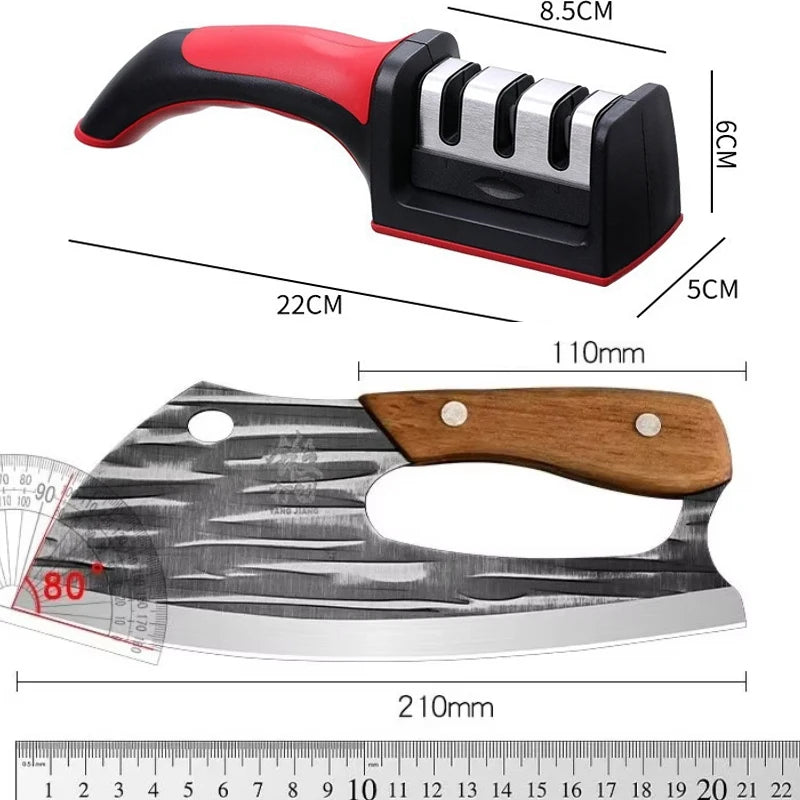 NEW Effort Saving Kitchen Knife Meat Cleaver Knife Household Vegetable Fruit Knife Stainless Steel Forged Knife for Kitchen