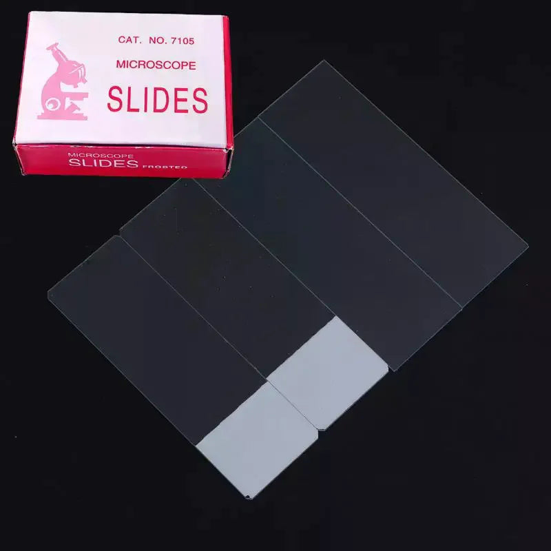 50Pcs DIY Accessories Microscope Slides Blank Biology Glass Slide For Basic Biological Science 25.4x76.2MM