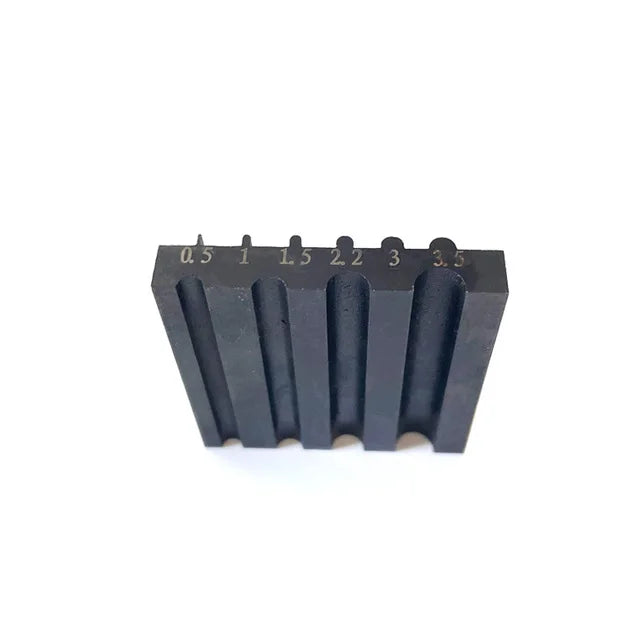 Leather Edge Cutter Beveller Beveling Skiving Knife Steel Sharper 0.6/0/7/1/3/1.8mm Ebony Handle Leather Craft Trimming Tool