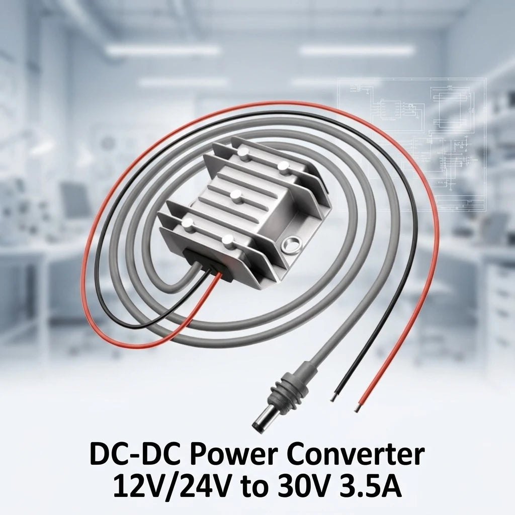DC-DC Step-up Module 12V to 30V 3.5A 105W Power Supply Booster with DC Power Cord for Starlink Mini Step up Power Cord