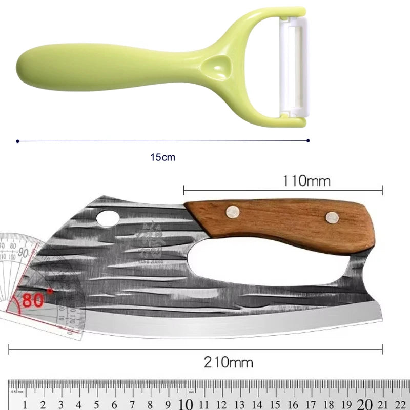 NEW Effort Saving Kitchen Knife Meat Cleaver Knife Household Vegetable Fruit Knife Stainless Steel Forged Knife for Kitchen