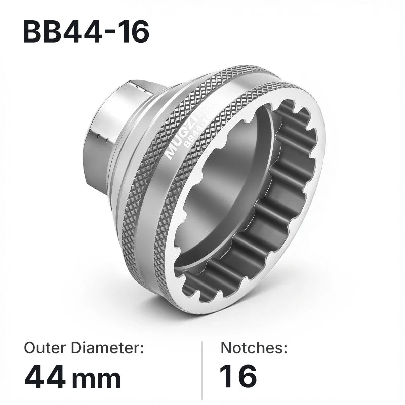 MUQZI Centerlock Rotor Lockring Install Removal Tool Bike Disc Brake Lock Ring and Bottom Bracket Repair Socket Tool