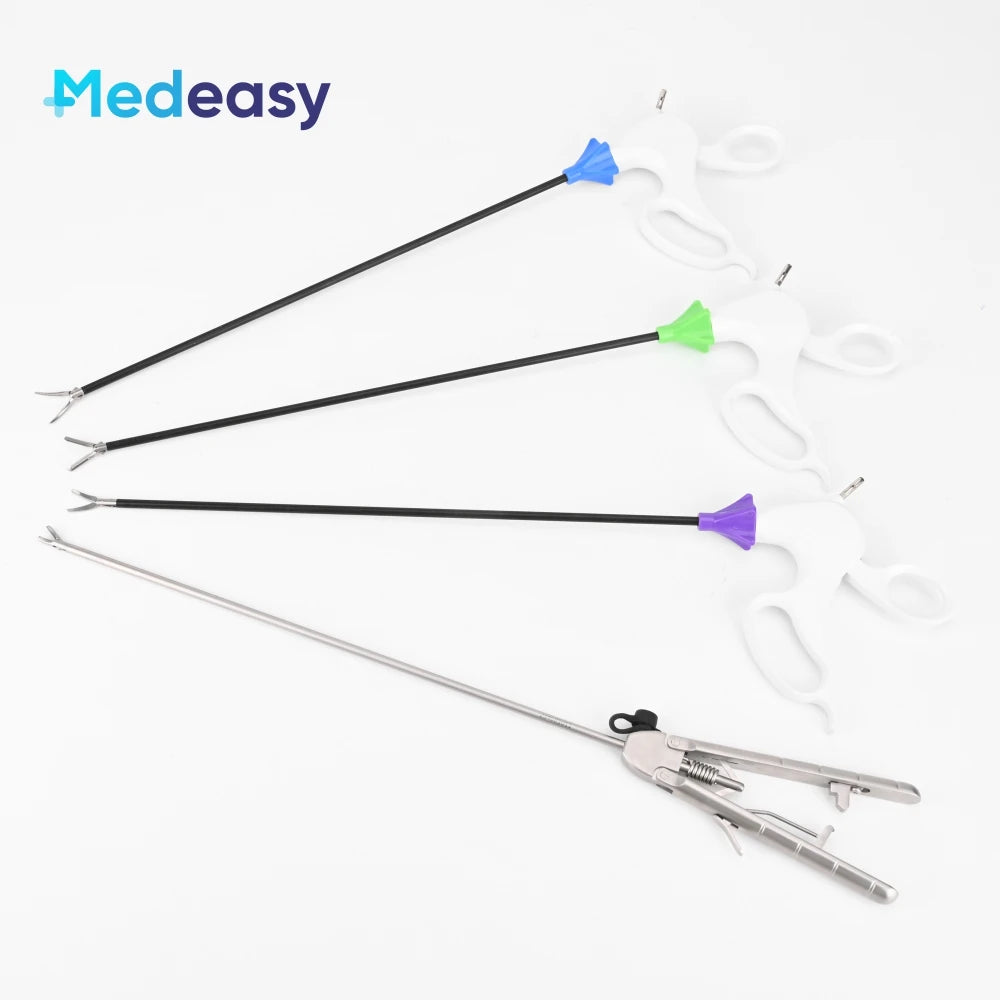 Laparoscopic Simulation Trainer Tools Laparoscopy Training Instruments Forceps Grasper/Dissector/Scissors Curved/Needle Driver