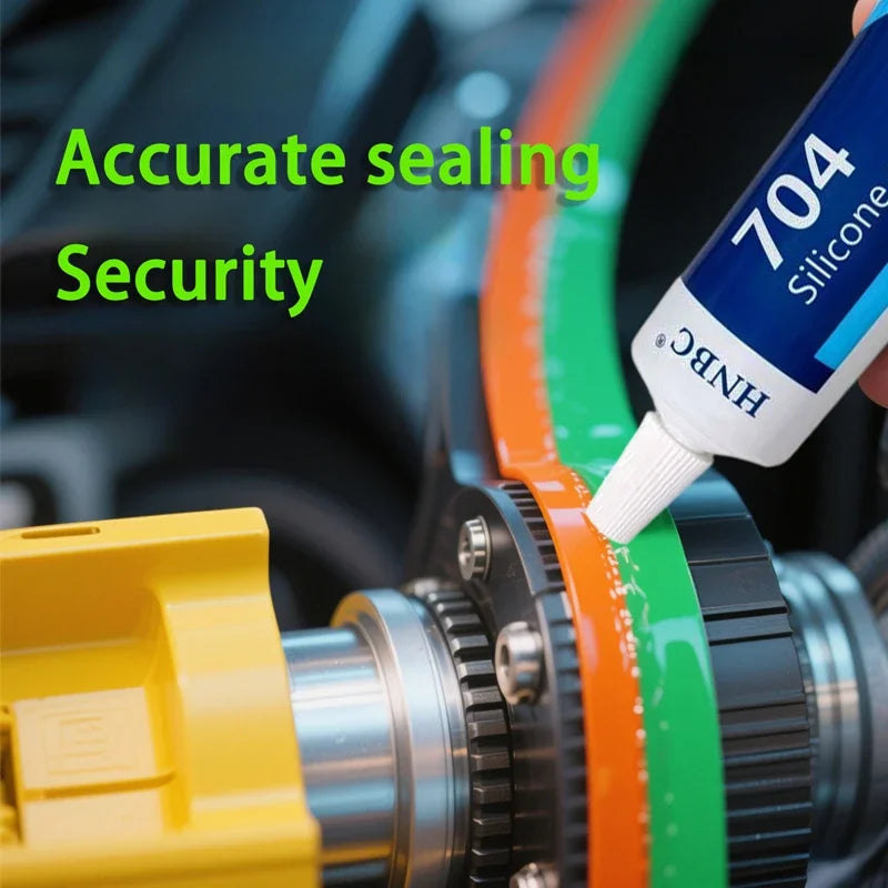 704 Silicone Rubber High-Temperature Resistant Electronic Waterproof Insulation Strong Heat-Resistant Silicone Sealing Adhesive
