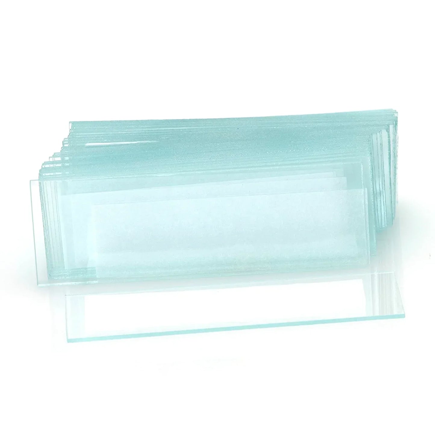 50 pcs/Box Lab Microscope Slides 1mm-1.2mm Thick Glass Slides for Microscope, Clear Glass Ground Edges 1" x 3" Accessories