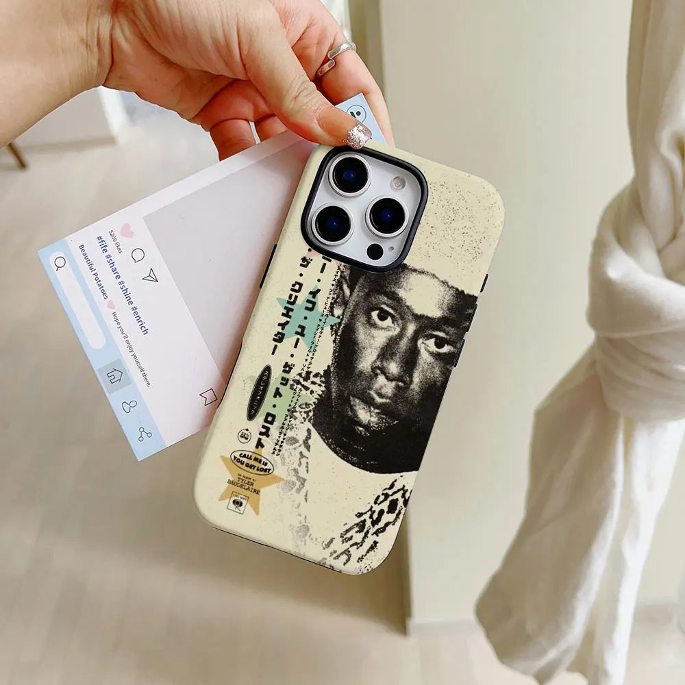Music Album Phone Case for iPhone 17 16e 16 15 14 13 12 11 X XR XSMAX Air Pro Max Plus Rapper T-TylerS The Creators Double-layer