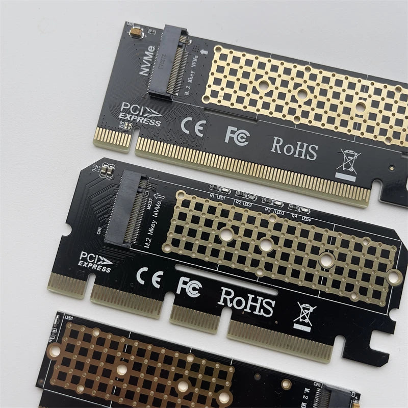 M.2 NVMe M-Key to PCIe 3.0 SSD Adapter Card  PCIe X4 X8 X16 For Desktop PC PCI-E Graphics Card Sot