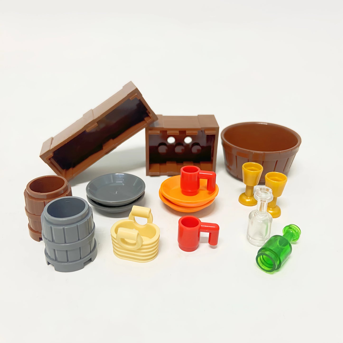 Farm Tools and Kitchenwares DIY Buidling Blocks Miniature Tools Compatible MOC Scene Building Accessories Ideal Gift