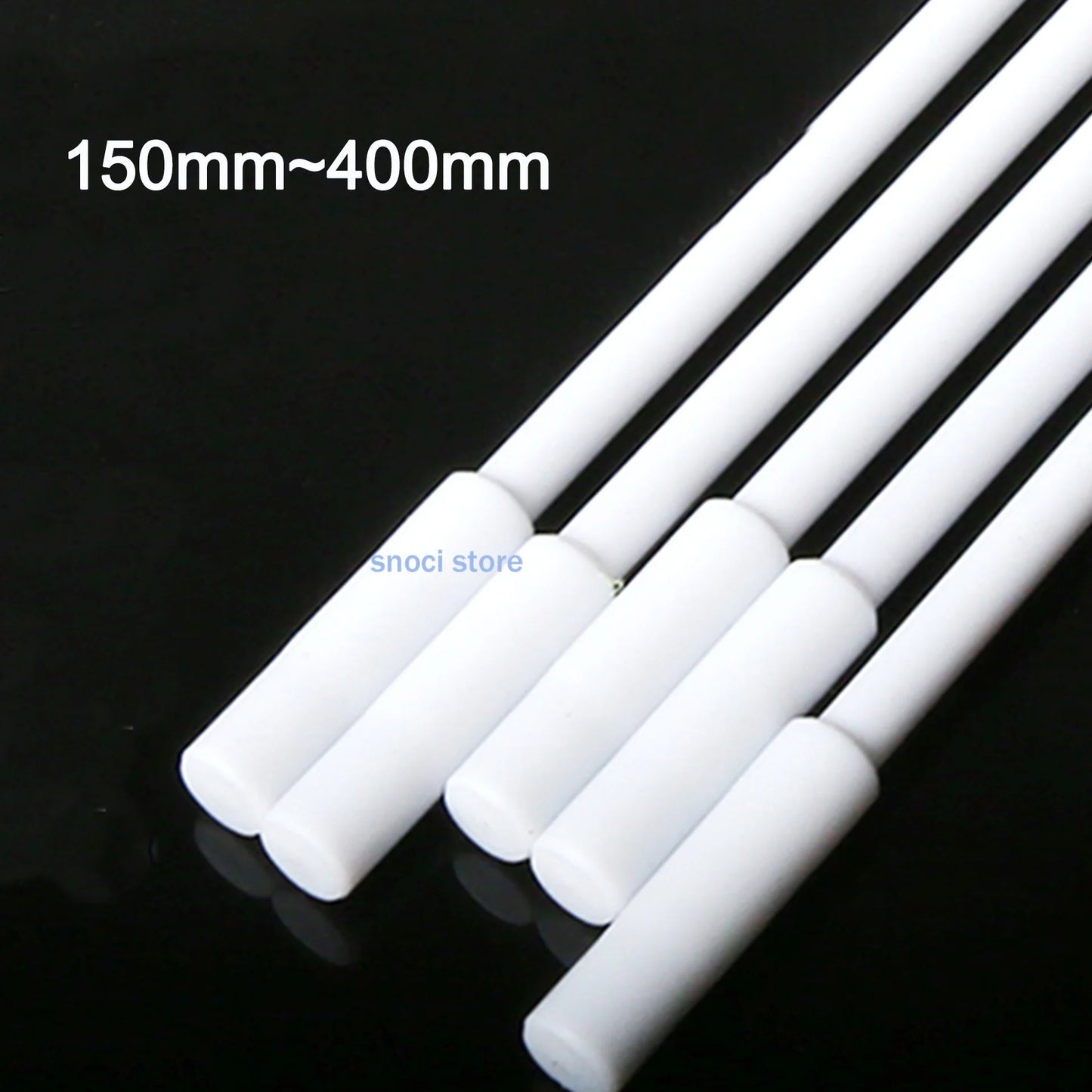 PTFE Magnetic Stirrer Stir Bar Magneton Stirring Rod PTFE recovery rod magnetic stirrer Recoverer  White 1Piece