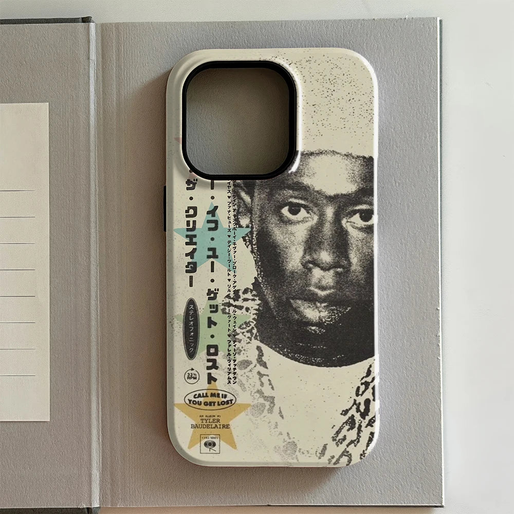 Music Album Phone Case for iPhone 17 16e 16 15 14 13 12 11 X XR XSMAX Air Pro Max Plus Rapper T-TylerS The Creators Double-layer
