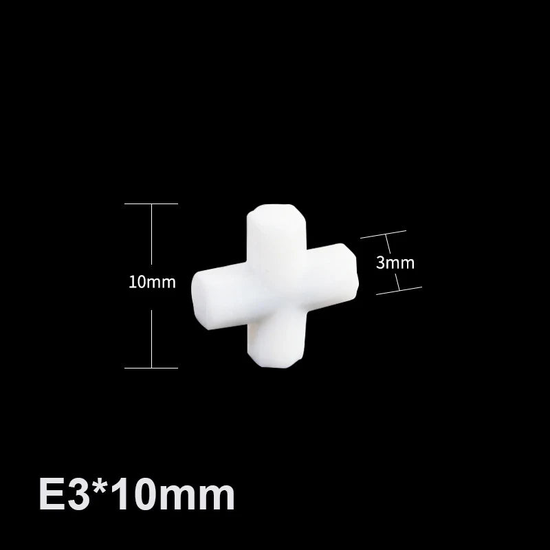 PTFE Magnetic Stirrer Stir Bar Magneton Stirring Rod PTFE recovery rod magnetic stirrer Recoverer  White 1Piece