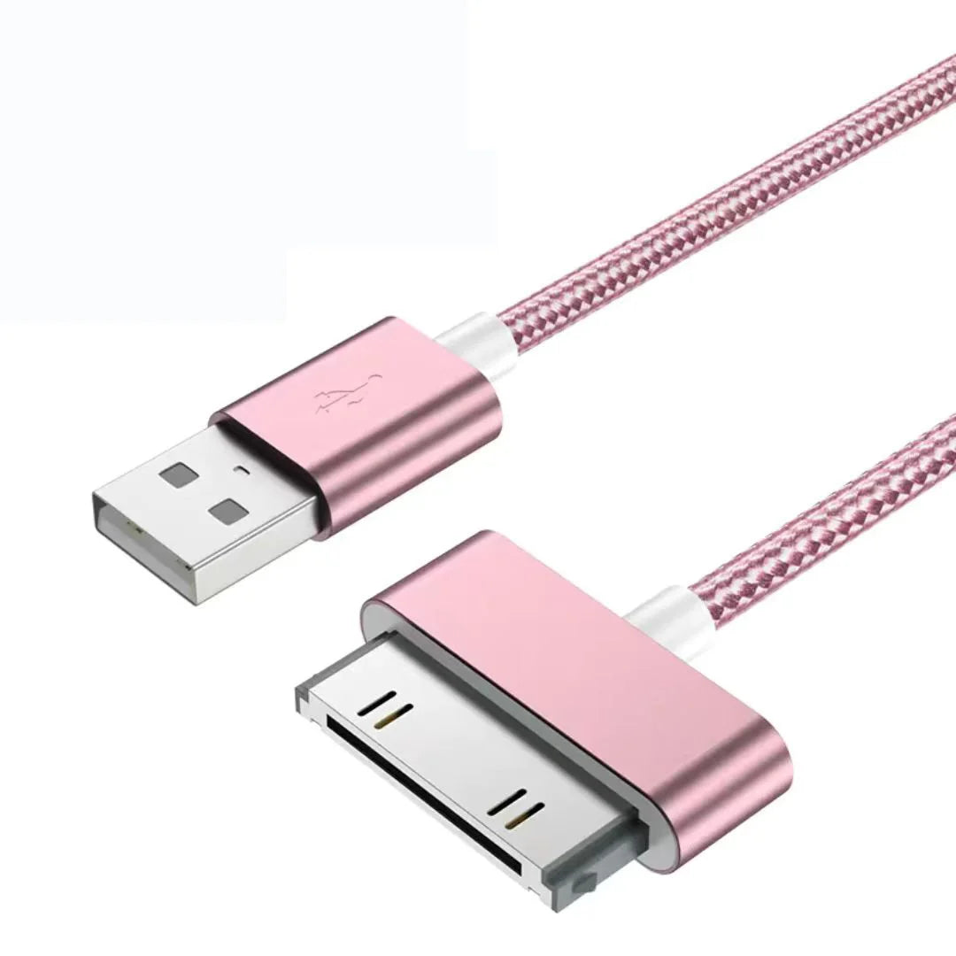 NNBILI USB Cable Fast Charging for iPhone 4 4s 3GS 3G iPad 1 2 3 iPod Nano touch 30 Pin 2A USB Charger Adapter Data Sync Cord