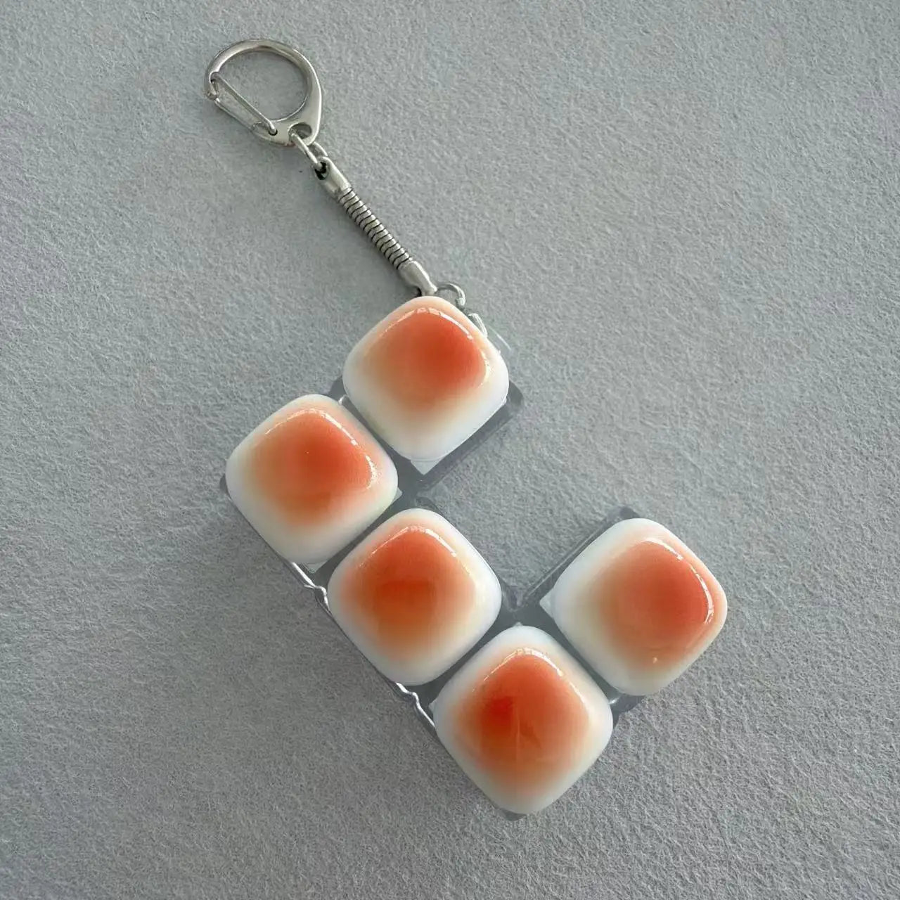 Bread Keycap Stress Relief shine Clicker Keychain Mechanical Keyboard Button Decompress Fingertip Keyring fidget toy sensory toy