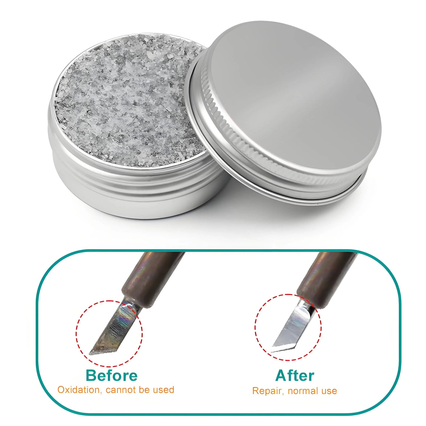 1/2/3pcs Soldering Iron Tip Refresher Oxide Solder Iron Tip Refresh Tip Activator