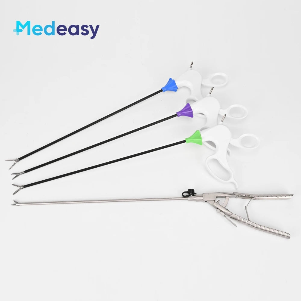 Laparoscopic Simulation Trainer Tools Laparoscopy Training Instruments Forceps Grasper/Dissector/Scissors Curved/Needle Driver