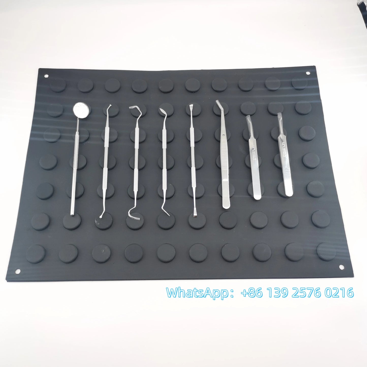 Magnetic Mat Beauty Pedicure Tools Mats Magnet Adsorption Stainless Steel Instrument Non-Slip Accessories Pad