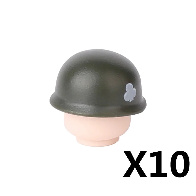 Military US Army Soviet Figures Soldiers MOC Building Blocks Medic Sniper Rifle Bunijon Hat Helmets Children's Toy Gift B145