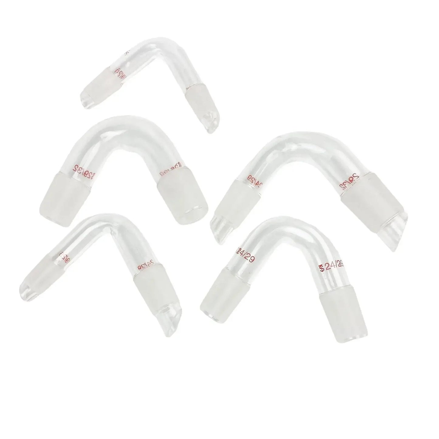 #14 #19 #24 #29 #34 Joint Equal Reduce Borosilicate Glass Distillation Adapter Distilling Head Elbow Bend Lab ware