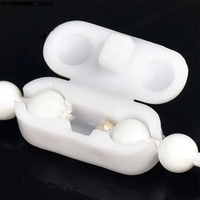 10pcs Plastic Roller Blinds Pull Cord Connector Curtain Chain Connector For Vertical Blinds Joiners Spare Tool Replacement
