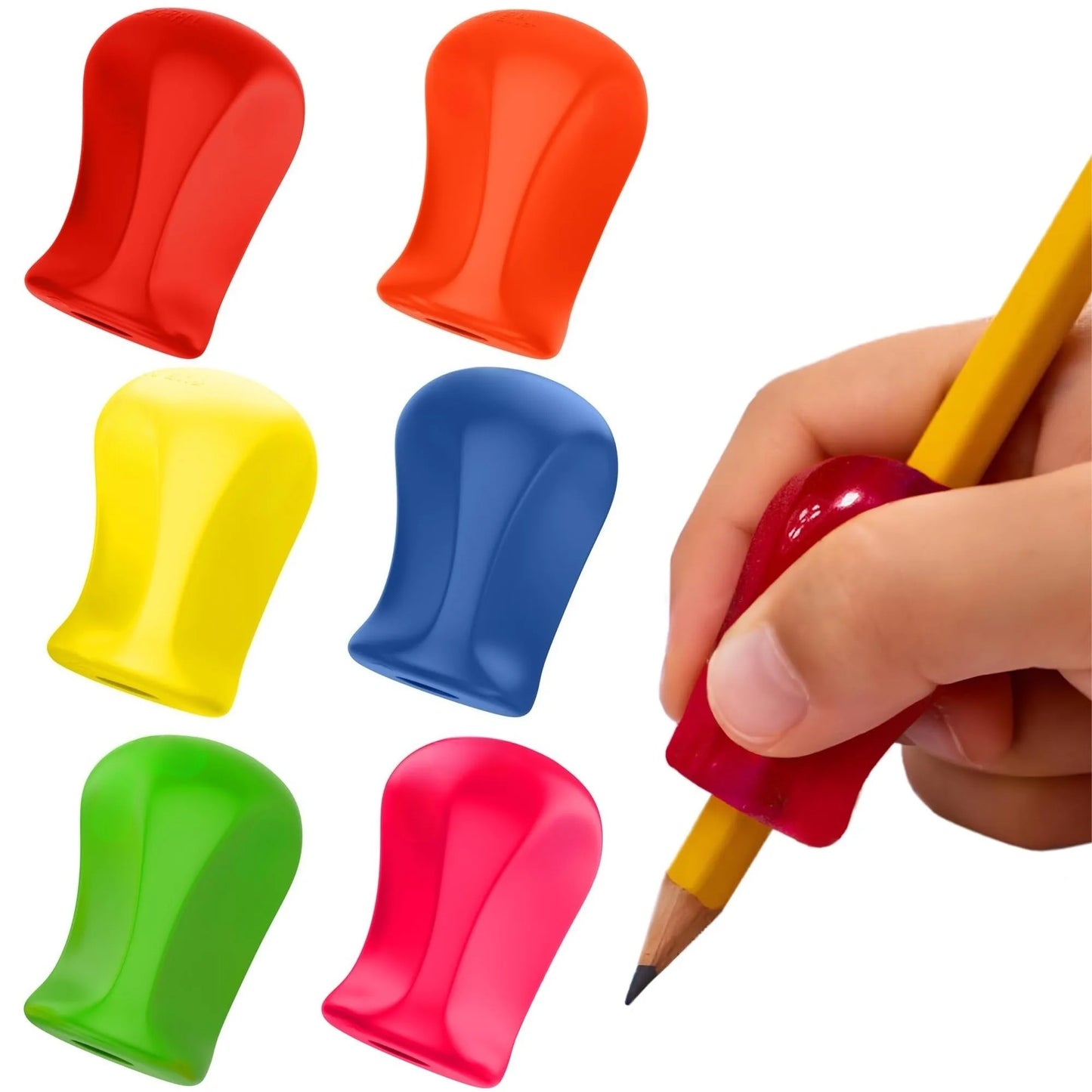 5/10pcs Ergonomic Pen Grip Corrects Writing Postures Reduces Hand Fatigue Writing Postures Corrector for Students Offices Worker
