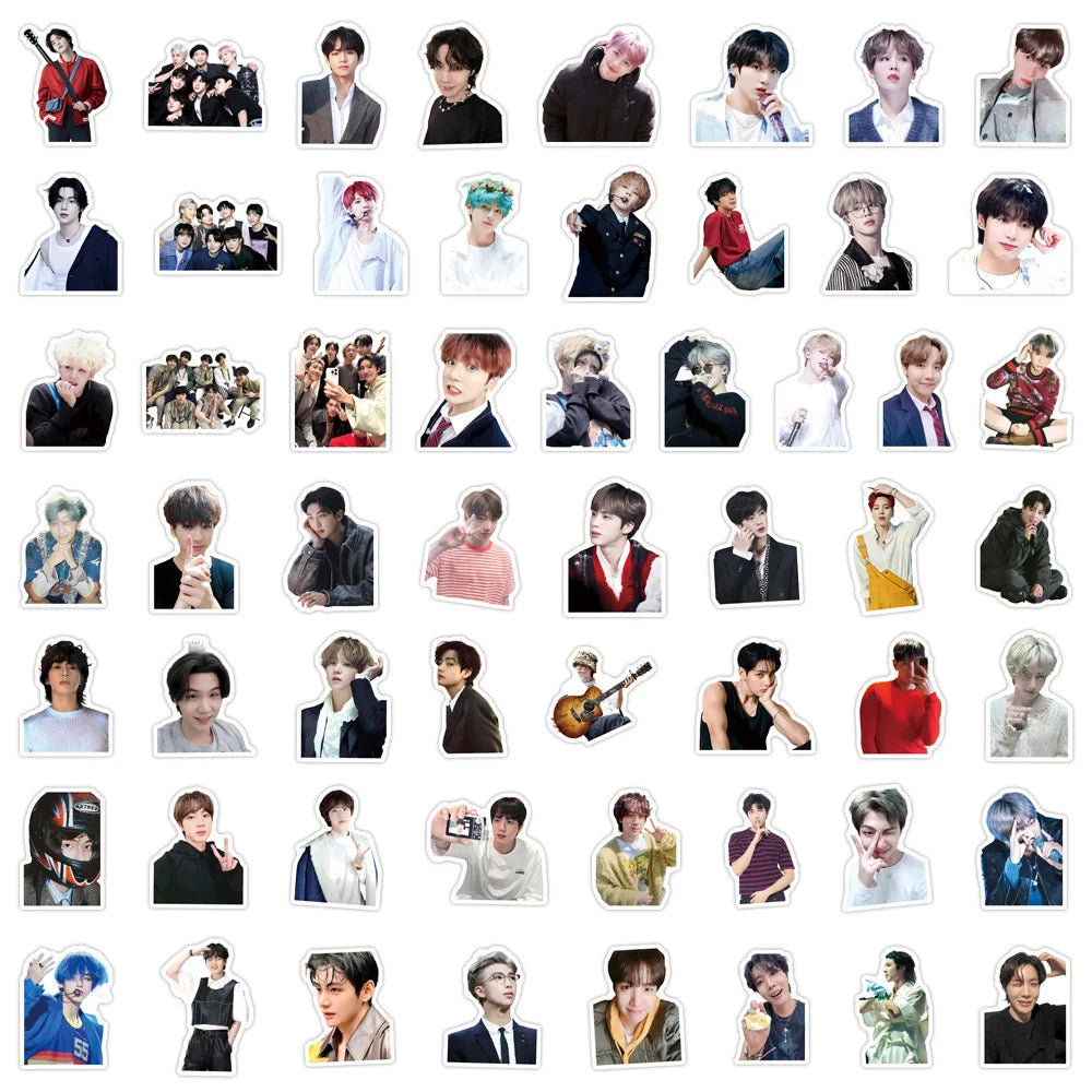 110pcs Kpop Idol Stickers Set DIY Mobile Phone Decorative Stickers Fan Gifts