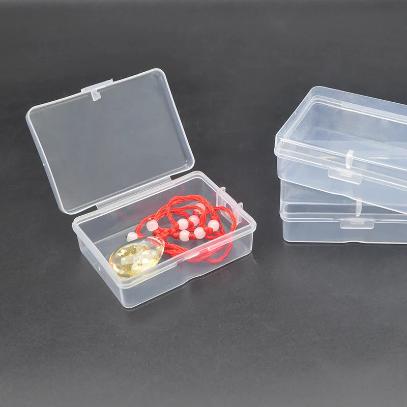 12 Transparent Storage Boxes for Arts and Crafts Parts Small Beads Accessories Storage Boxes