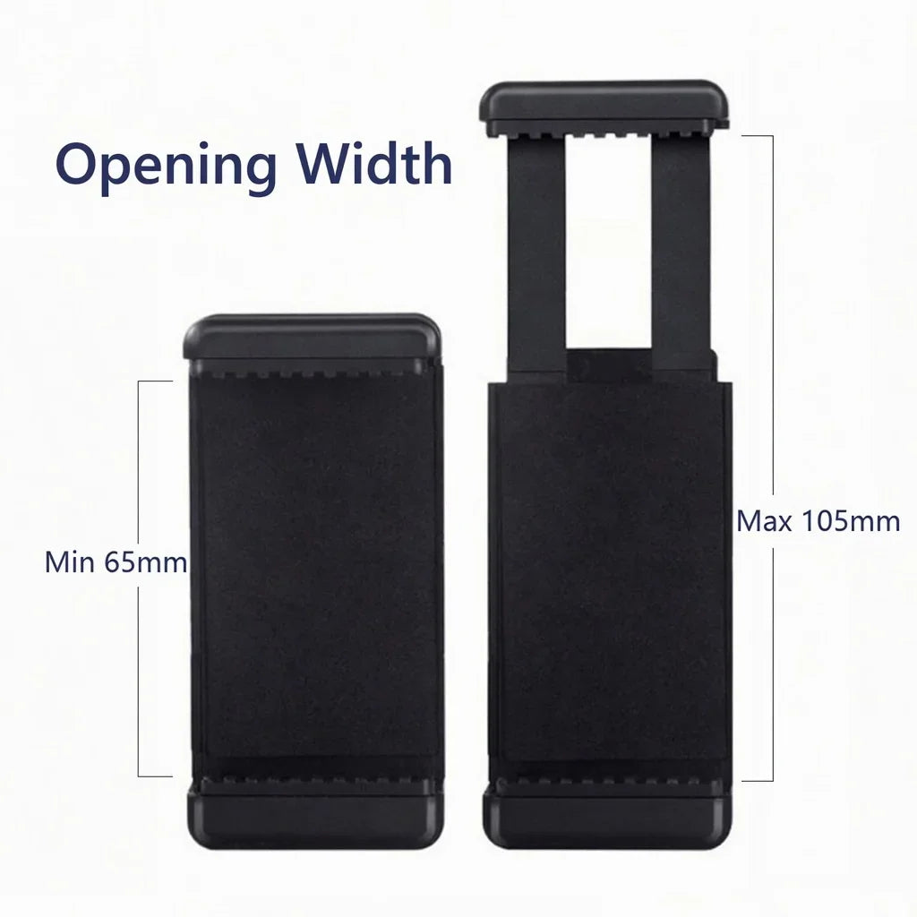 Tripod Mount 1/4'' Screw Holder Clip Adapter for Smartphone Video Recording Vlog Photography Stand Accessories