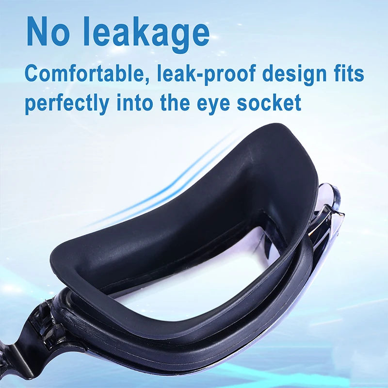 High Definition Swimming Goggles Adult Fashion Universal Silicone Waterproof Anti-fog Electroplating Swimming New Style