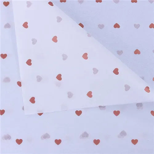 10 Sheets/lot 50*70 Cm Gift Wrapping Paper DIY Handmade Craft Star Love Dot Pattern Tissue Paper  Floral Packaging Material