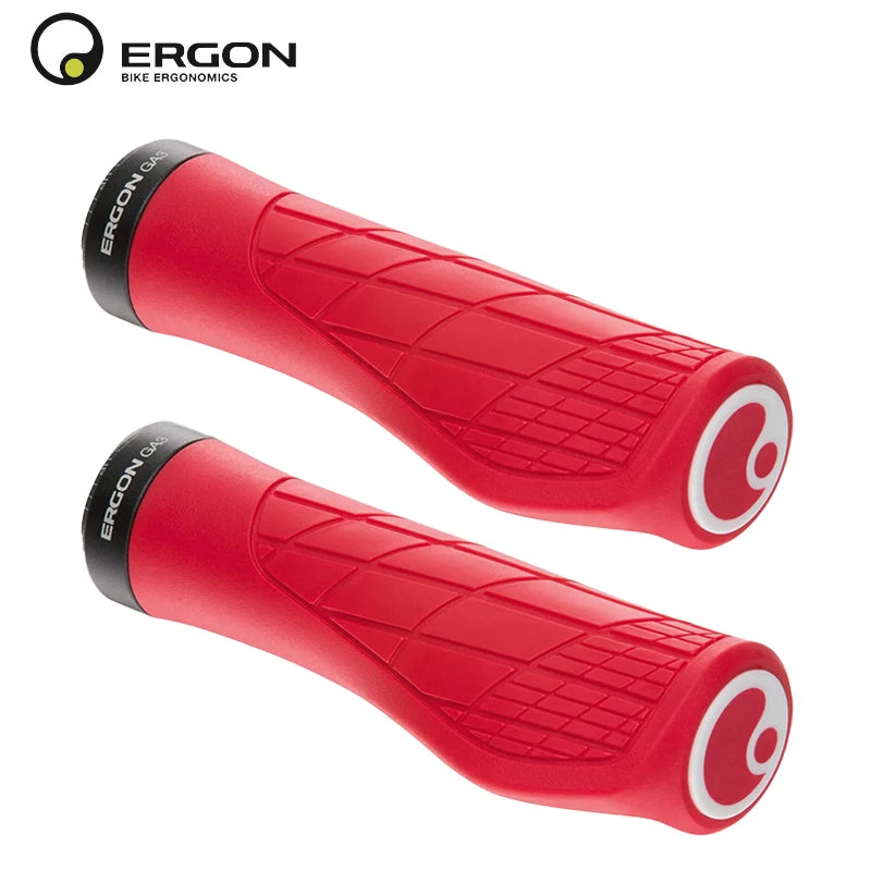 Ergon GA3 Ergonomic All-Mountain Bike Grips Comfort & Wrist Support for MTB Trail Non-Slip Mountain Road Bike Handle Accessories