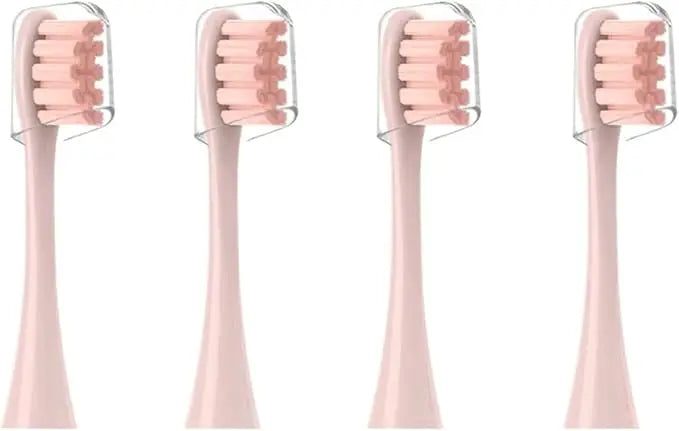 4 Pcs/Pack Electric Toothbrush Rreplacement Heads for Oclean All Models x pro Elite, X, X Pro,Flow,F1,Air 2.With Hygienic Caps