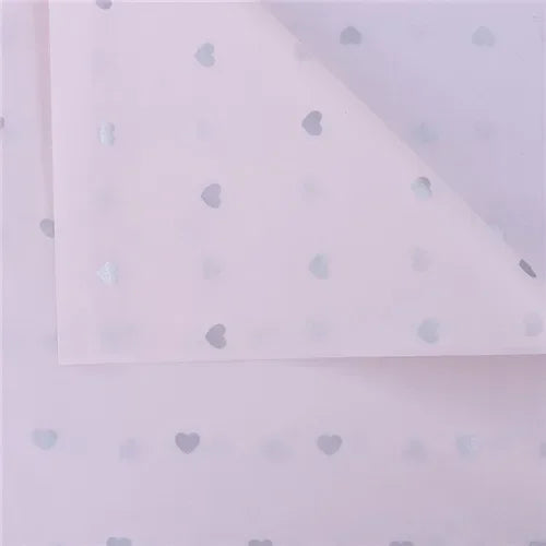 10 Sheets/lot 50*70 Cm Gift Wrapping Paper DIY Handmade Craft Star Love Dot Pattern Tissue Paper  Floral Packaging Material