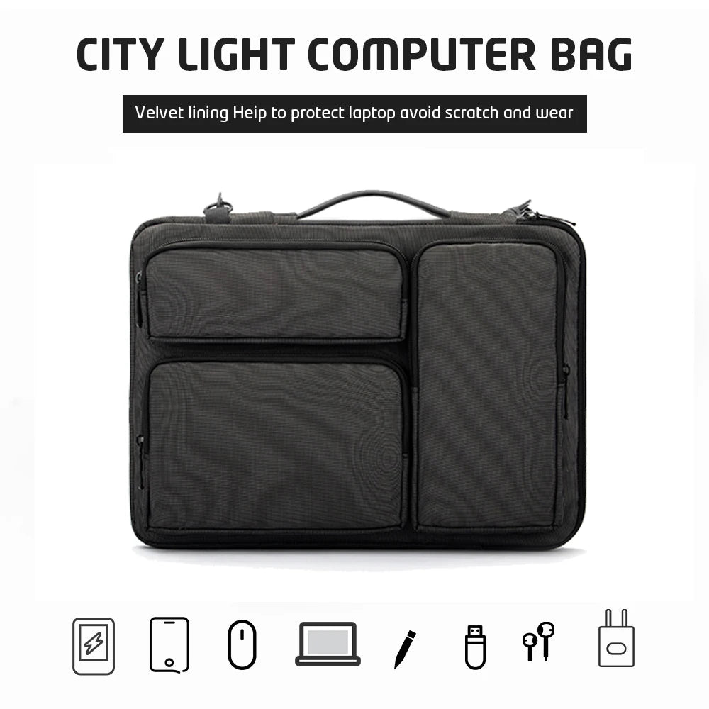 Laptop Case13 14 15.6 inch Carrying Sleeve For Macbook Air M2 13.3 Pro 14 M1 Cover Huawei Xiaomi HP Dell Lenovo Asus Shell BAG