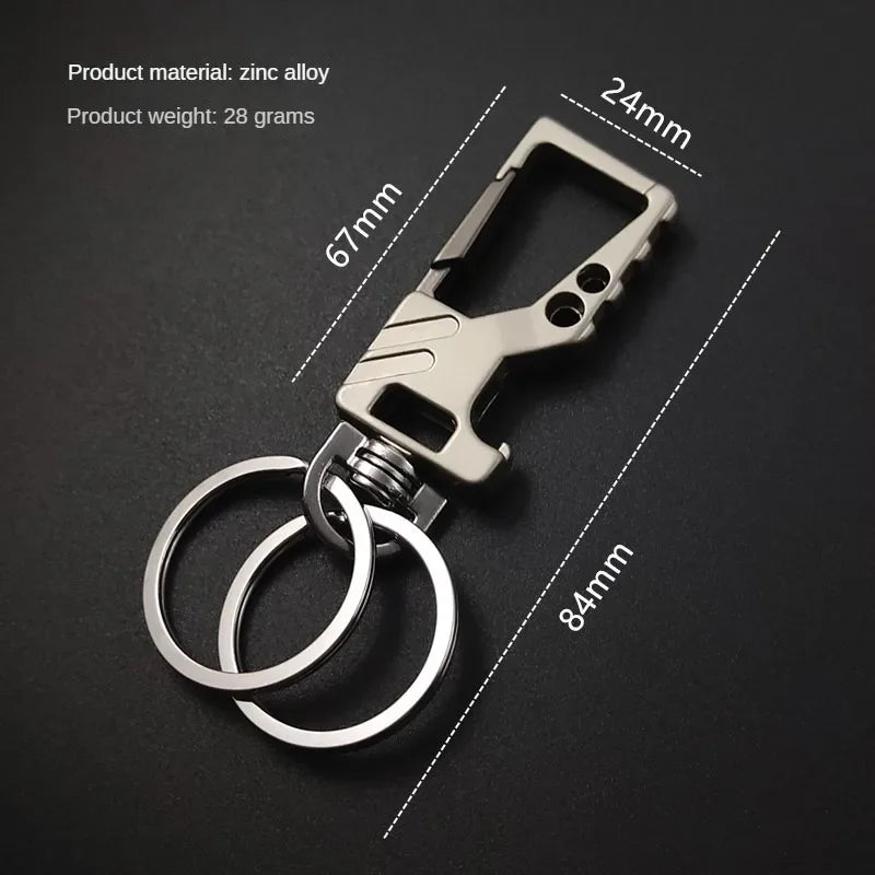 1pcs Heavy Duty Keychain Bottle Opener Carabiner Metal Car Key Chains for Men and Women Beer Opening Keyholders Key Ring