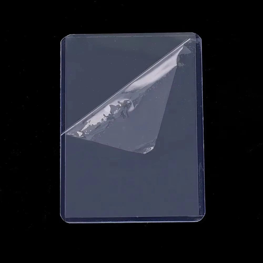 1/25/50 transparent Korean Kpop card sleeves with protective film, transparent card sleeves for idol photos, game card sleeves