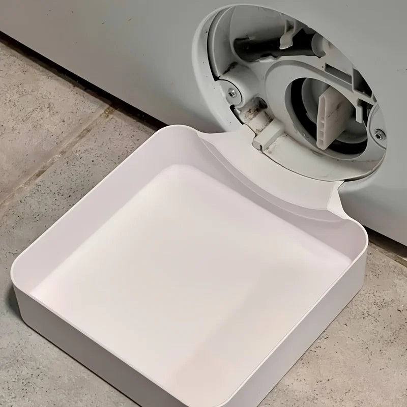 Washing Machine Drainage Tray 3D Printing Drain Funnel Drip Tray for Cleaning Lint Filters Water Catch Tray Stops Floor Spills