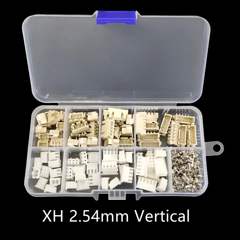 1Box JST1.25 SH1.0 ZH1.5 PH2.0 XH2.54 2/3/4/5P Male Plug Female Socket Horizontal Vertical Pin Header Housing Terminal Kit