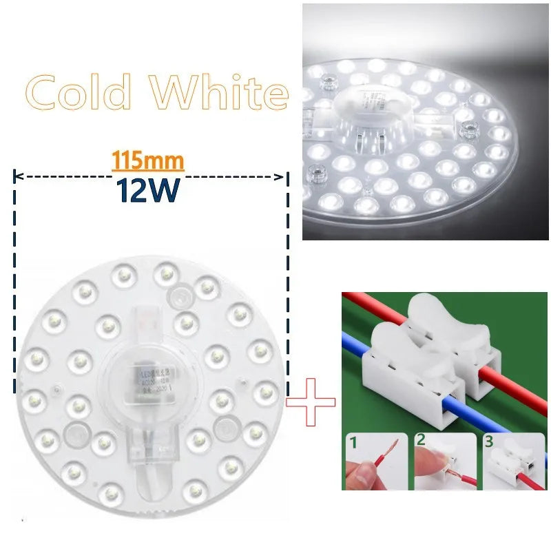 50W 36W 24W 18W 12W LED Ring PANEL Circle Light SMD LED Round Ceiling board circular lamp board AC 220V 230V 240V LED light