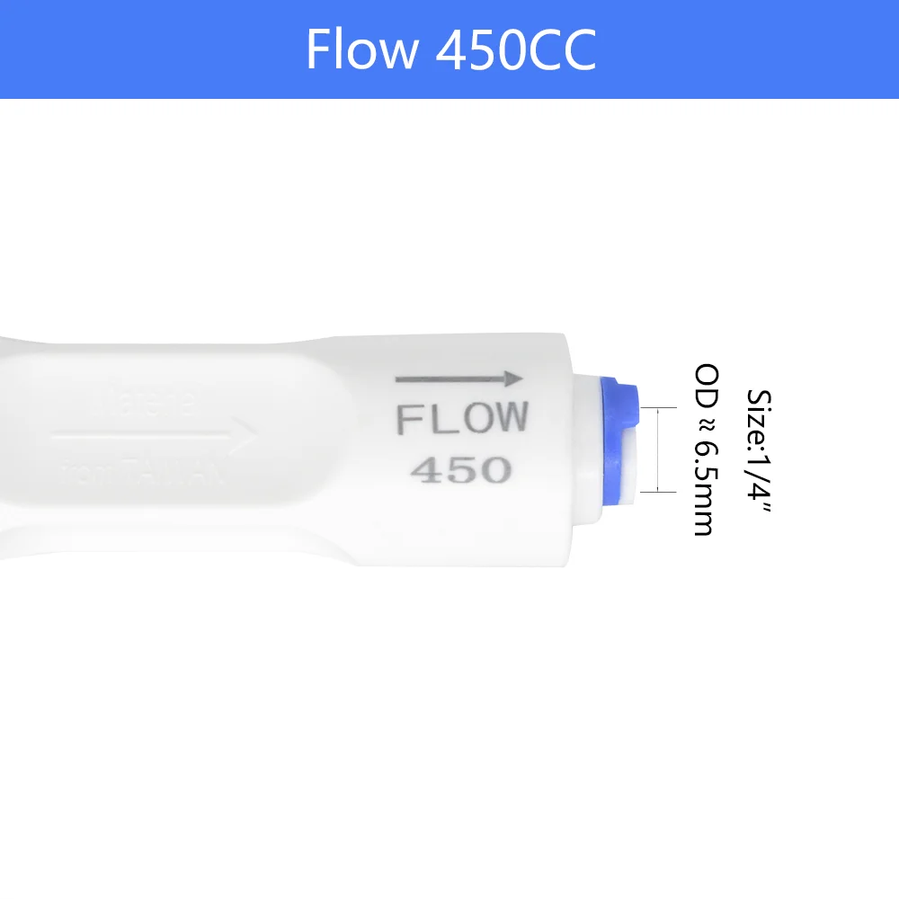 YQBS Waste Water Flow Restrictor  300CC 450CC 800CC 1500CC Regulater 1/4" OD RO Water System Hose Reverse Osmosis
