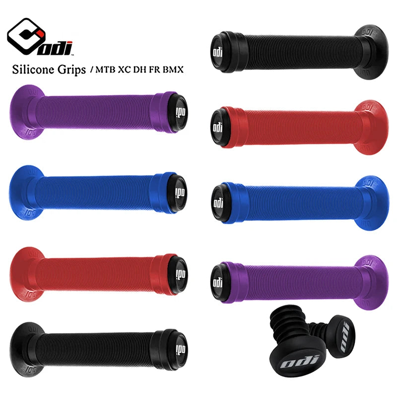 ODI MTB Bicycle Handlebar Grips Soft Silicone Handle Cover Downhill BMX Street Climbing Bike Balance Bike Extreme Cycling Grip